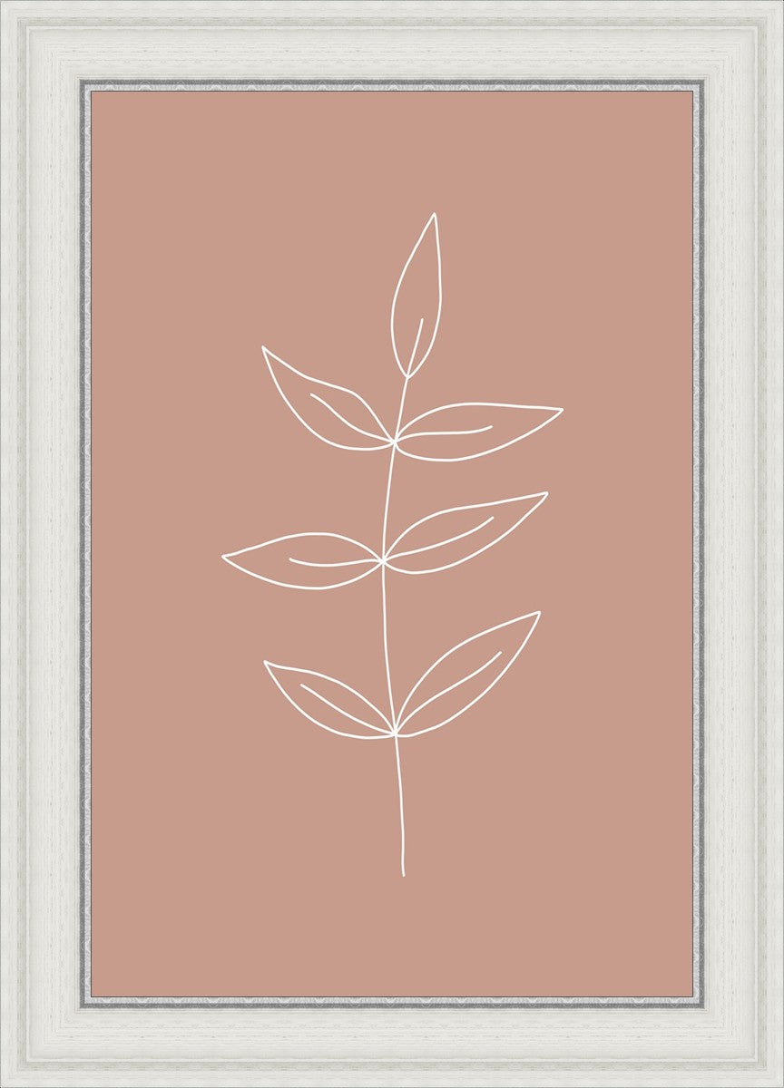 Minimalist Leaves Pink
