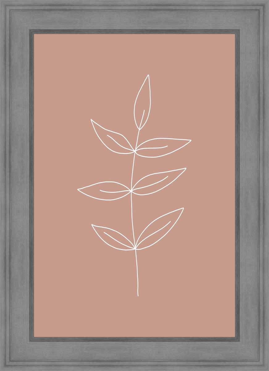 Minimalist Leaves Pink