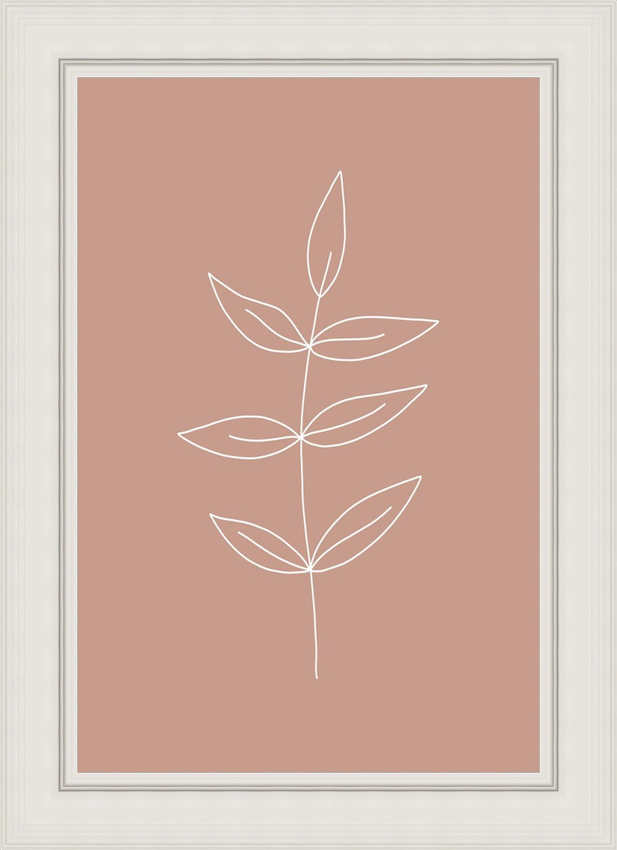 Minimalist Leaves Pink