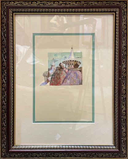 Russians in the Snow Original Artwork