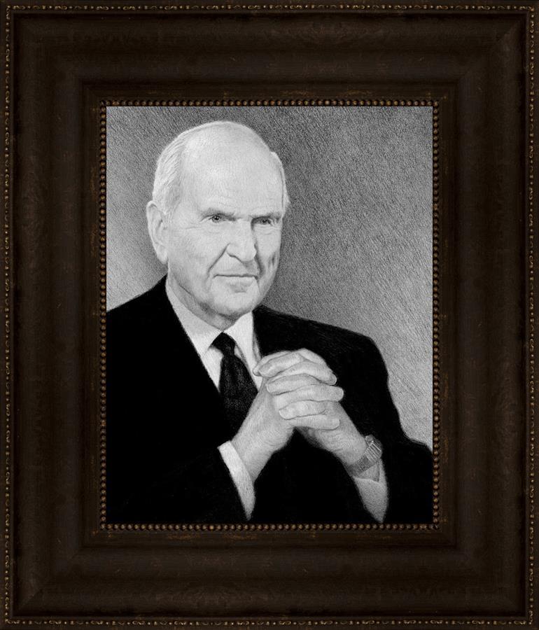 President Nelson Portrait Sketch