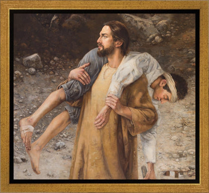 He Will Place You on His Shoulders and Carry You Home Gallery Wrap
