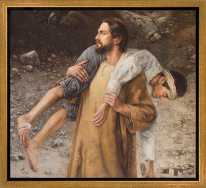 He Will Place You on His Shoulders and Carry You Home Gallery Wrap