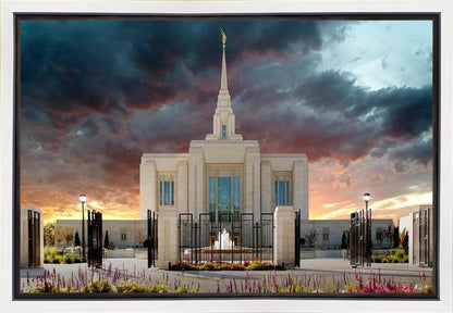 Ogden Temple Refuge from the Storm Gallery Wrap