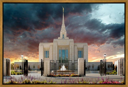 Ogden Temple Refuge from the Storm Gallery Wrap