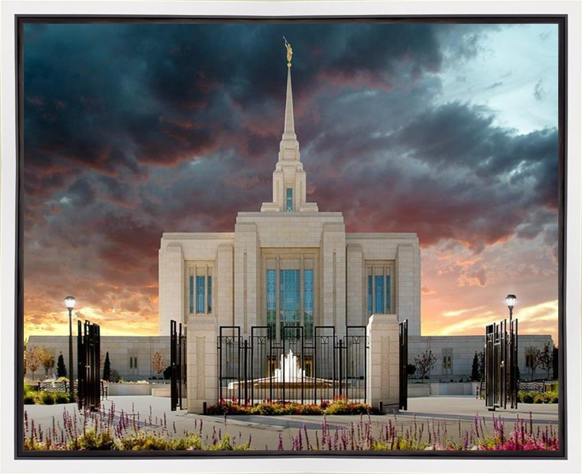 Ogden Temple Refuge from the Storm Gallery Wrap