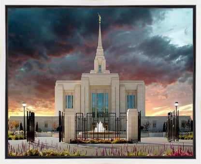 Ogden Temple Refuge from the Storm Gallery Wrap