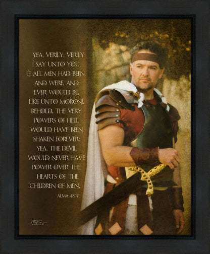 If All Men - Captain Moroni Gallery Wrap