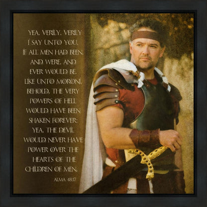 If All Men - Captain Moroni Gallery Wrap