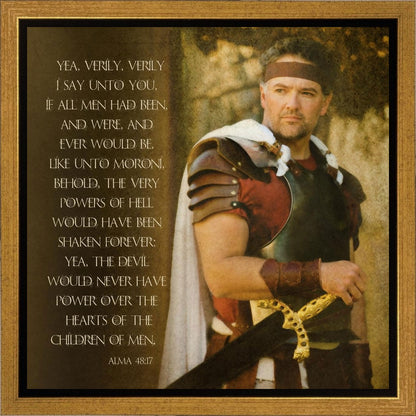 If All Men - Captain Moroni Gallery Wrap