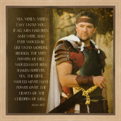If All Men - Captain Moroni Gallery Wrap