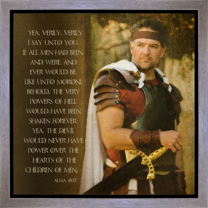If All Men - Captain Moroni Gallery Wrap
