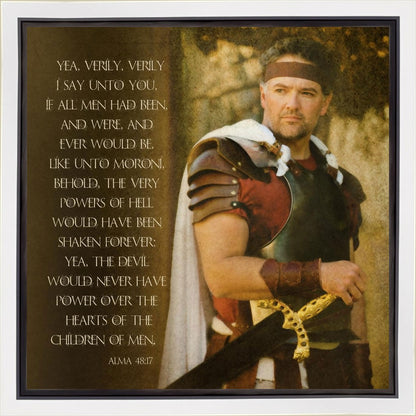 If All Men - Captain Moroni Gallery Wrap