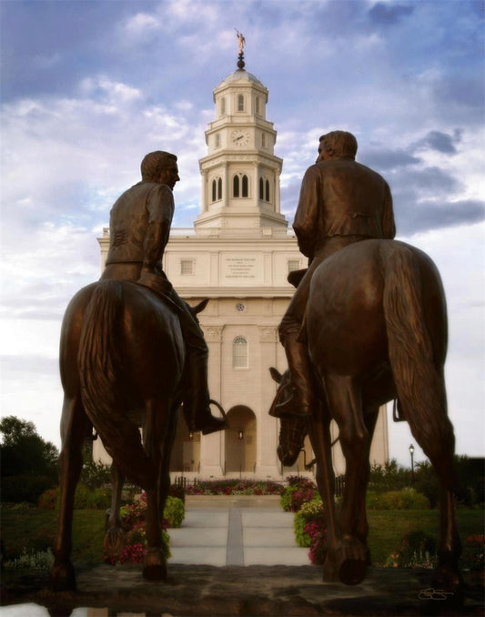 Joseph's Last Ride, Nauvoo Temple Gallery Wrap