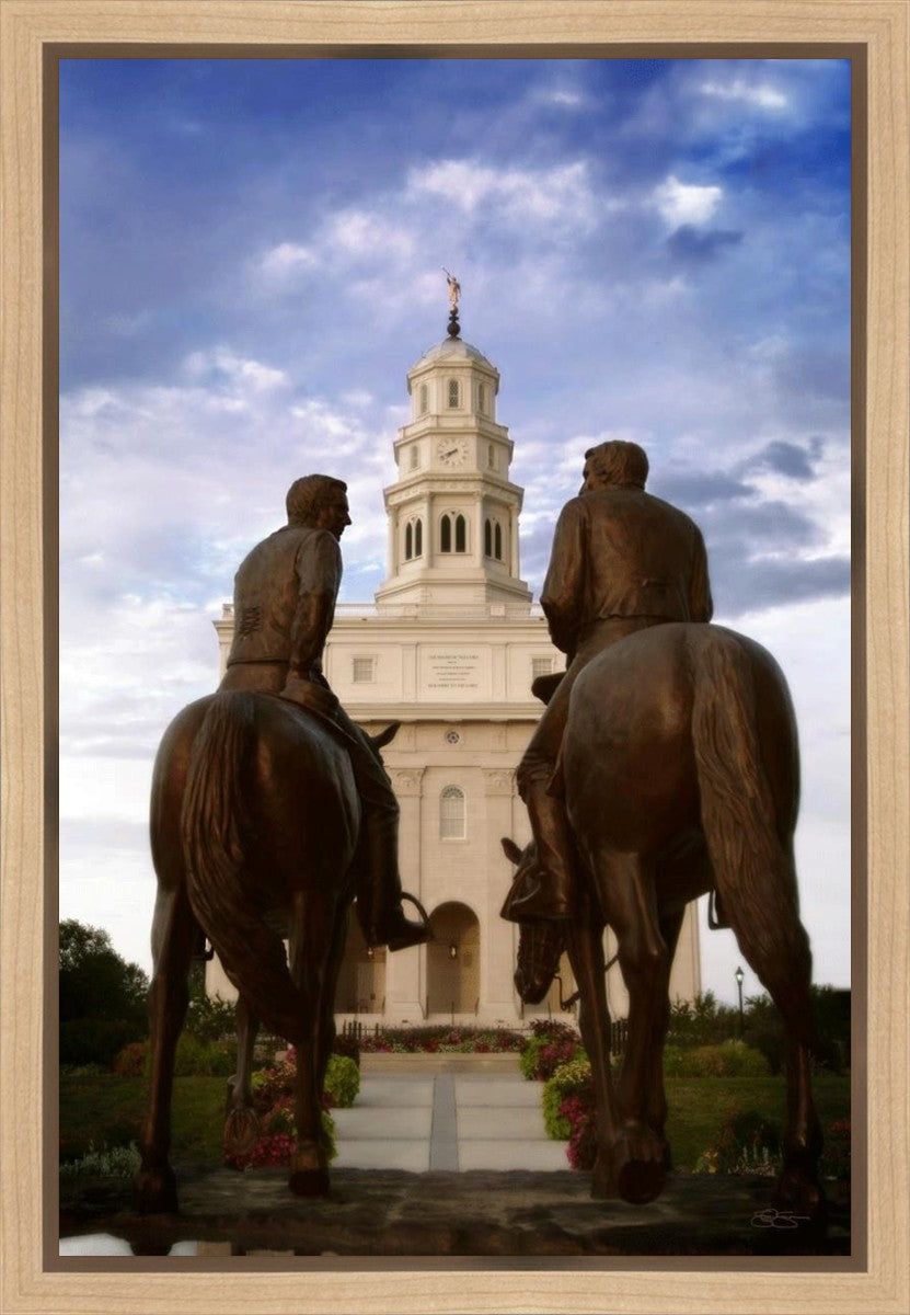 Joseph's Last Ride, Nauvoo Temple Gallery Wrap