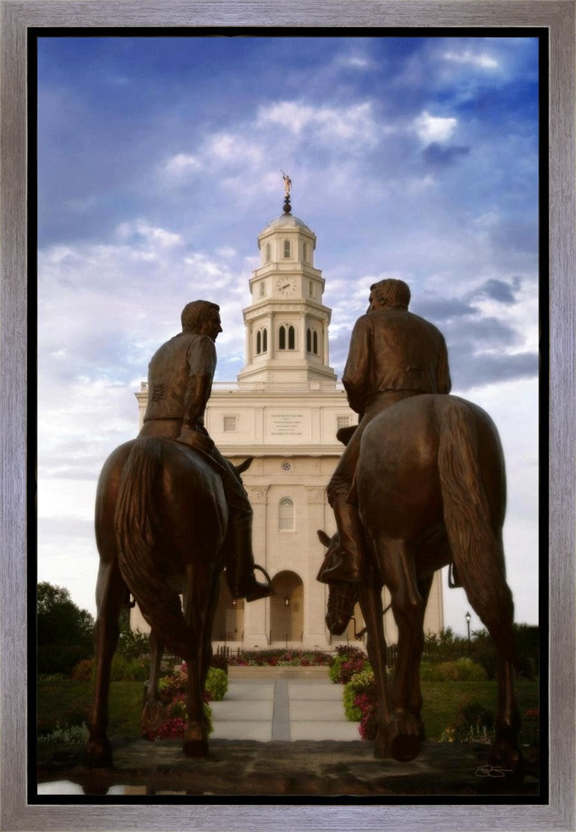 Joseph's Last Ride, Nauvoo Temple Gallery Wrap
