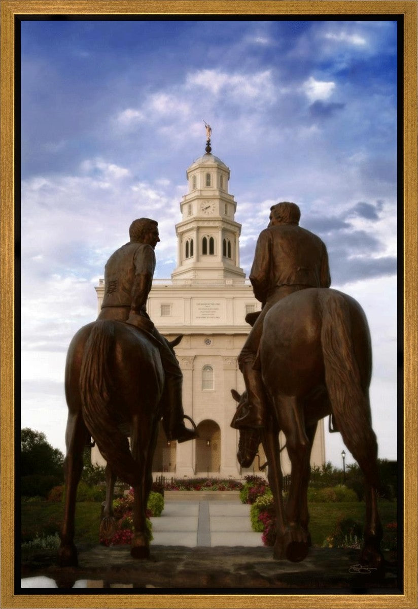 Joseph's Last Ride, Nauvoo Temple Gallery Wrap