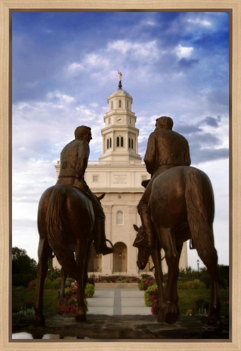 Joseph's Last Ride, Nauvoo Temple Gallery Wrap