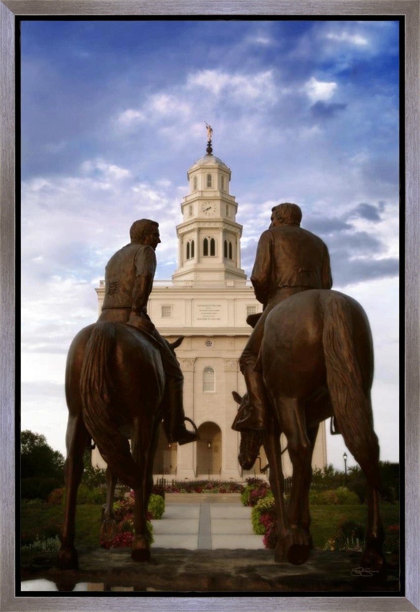Joseph's Last Ride, Nauvoo Temple Gallery Wrap