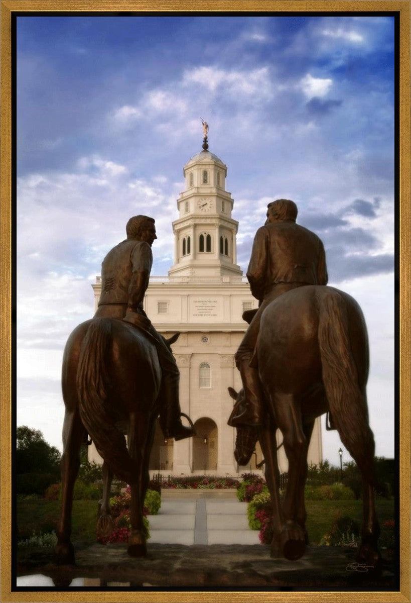 Joseph's Last Ride, Nauvoo Temple Gallery Wrap