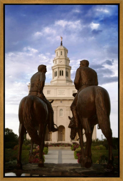 Joseph's Last Ride, Nauvoo Temple Gallery Wrap