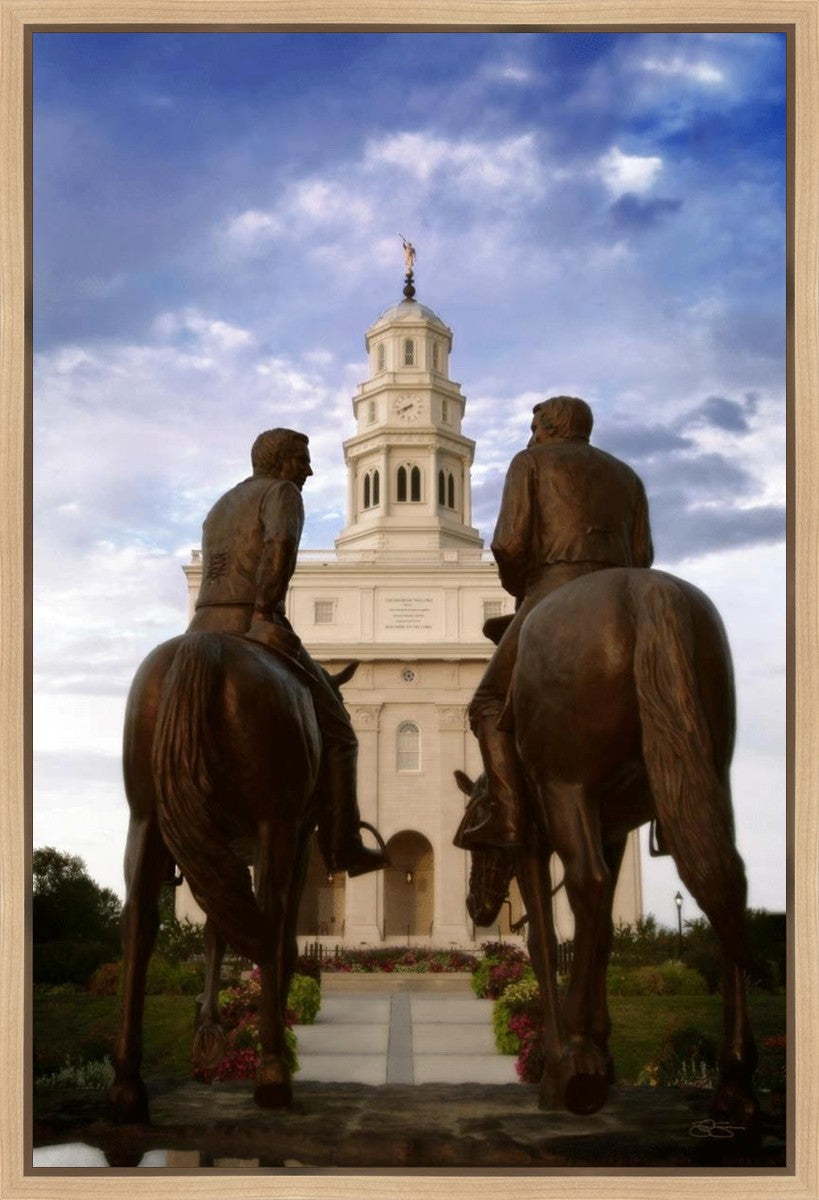 Joseph's Last Ride, Nauvoo Temple Gallery Wrap