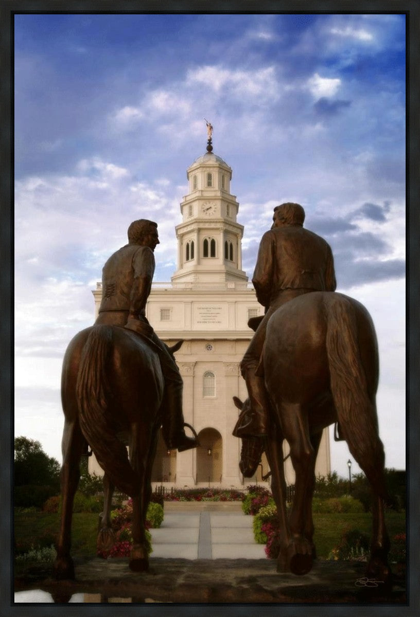 Joseph's Last Ride, Nauvoo Temple Gallery Wrap