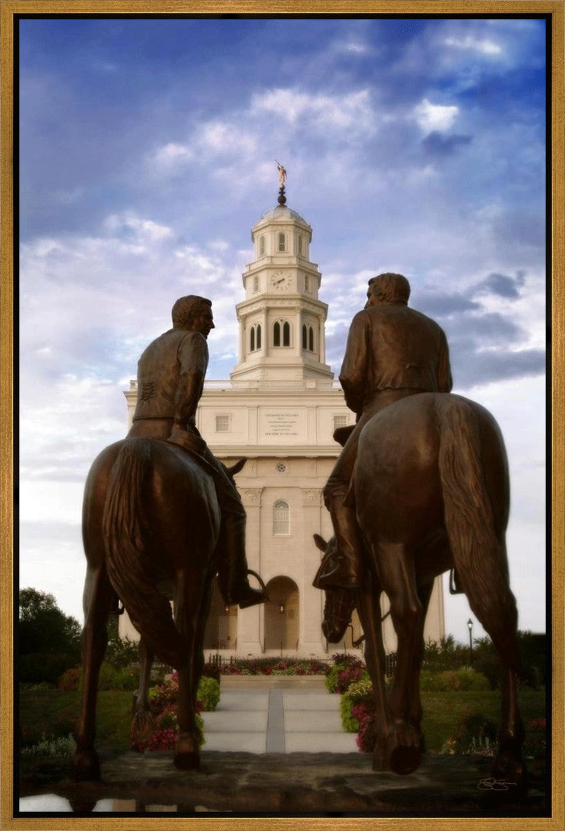 Joseph's Last Ride, Nauvoo Temple Gallery Wrap