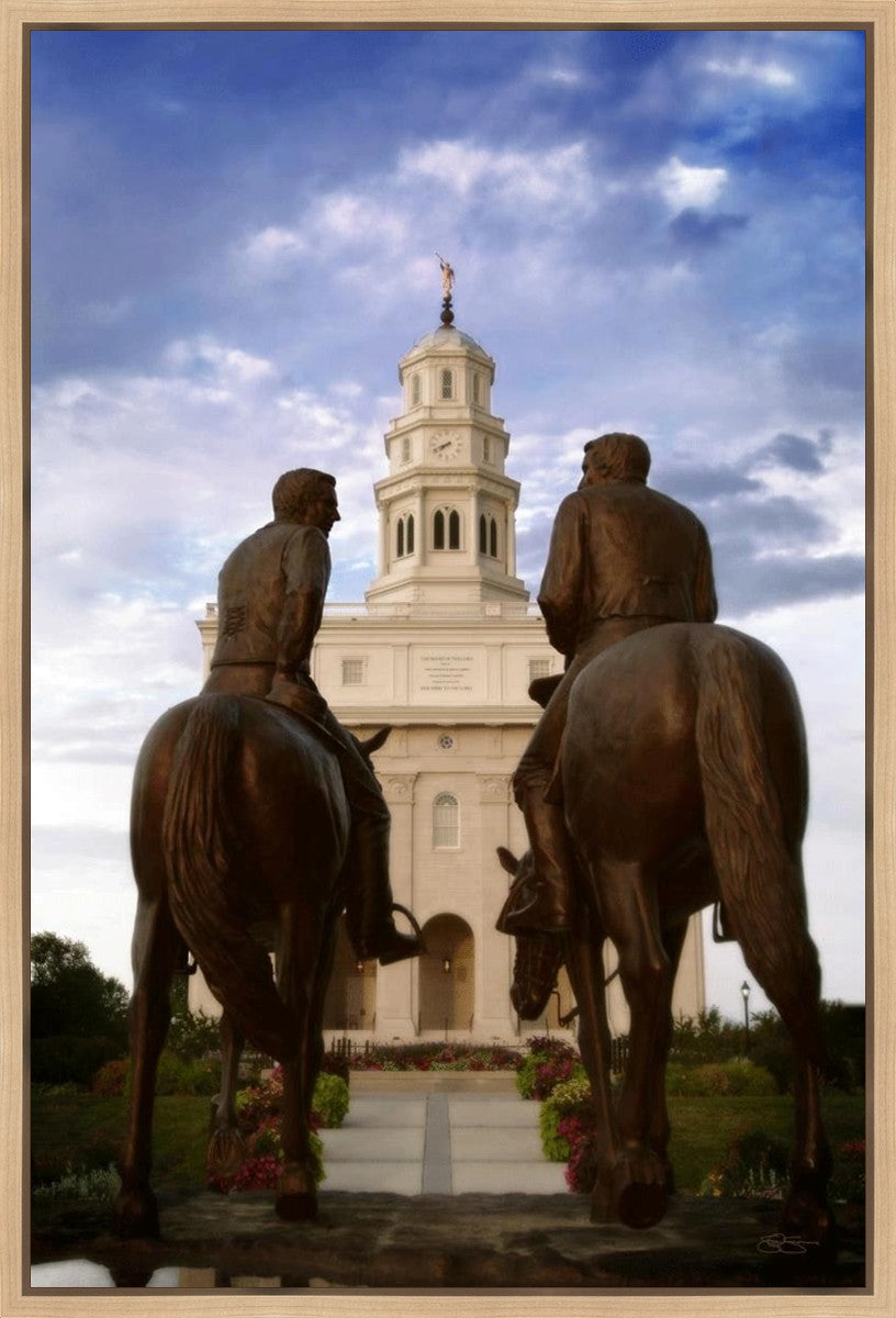 Joseph's Last Ride, Nauvoo Temple Gallery Wrap