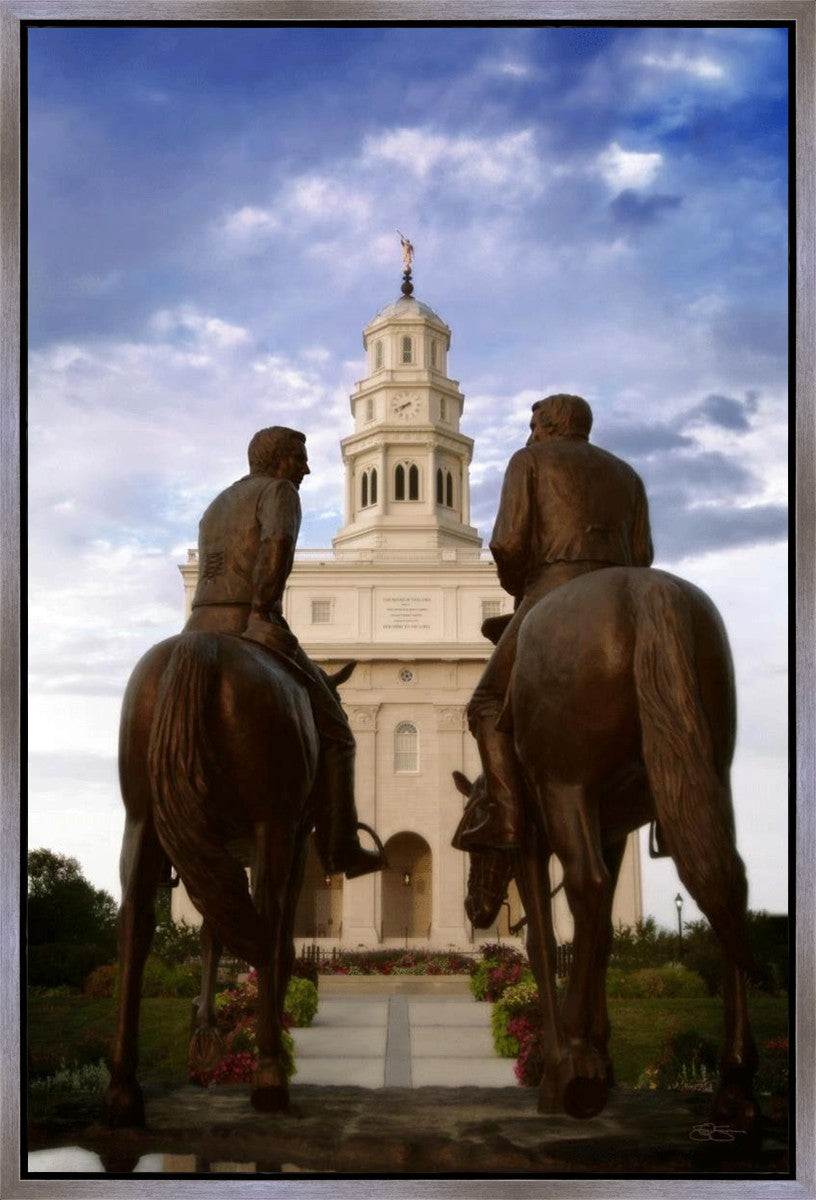Joseph's Last Ride, Nauvoo Temple Gallery Wrap