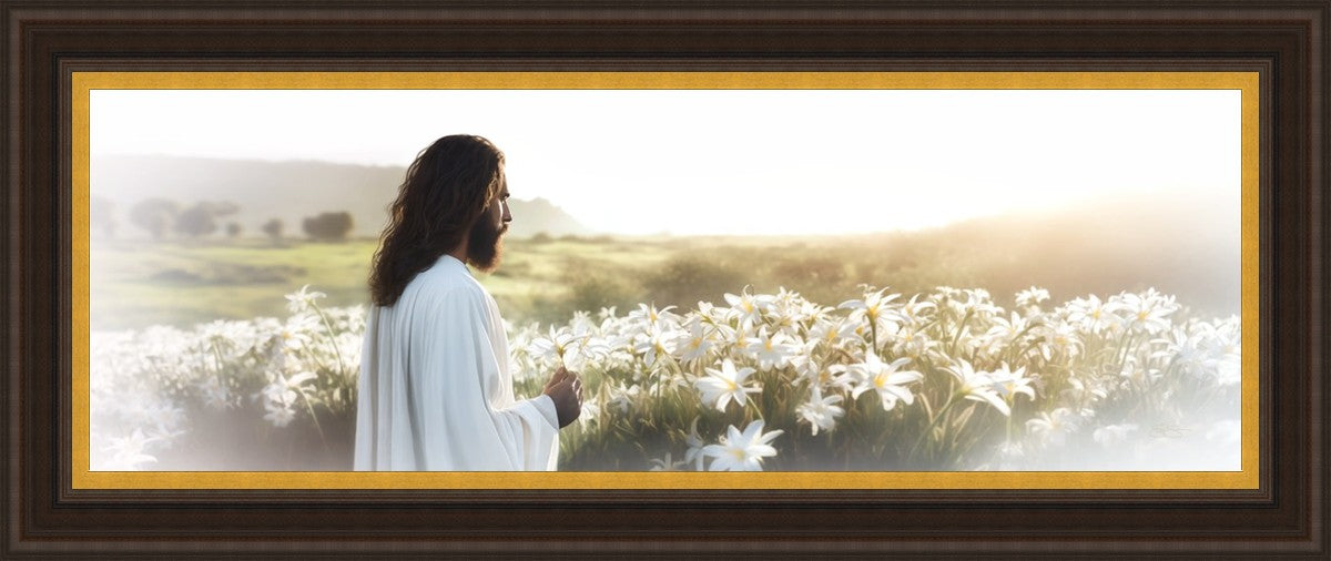 Consider The Lilies Large Wall Art