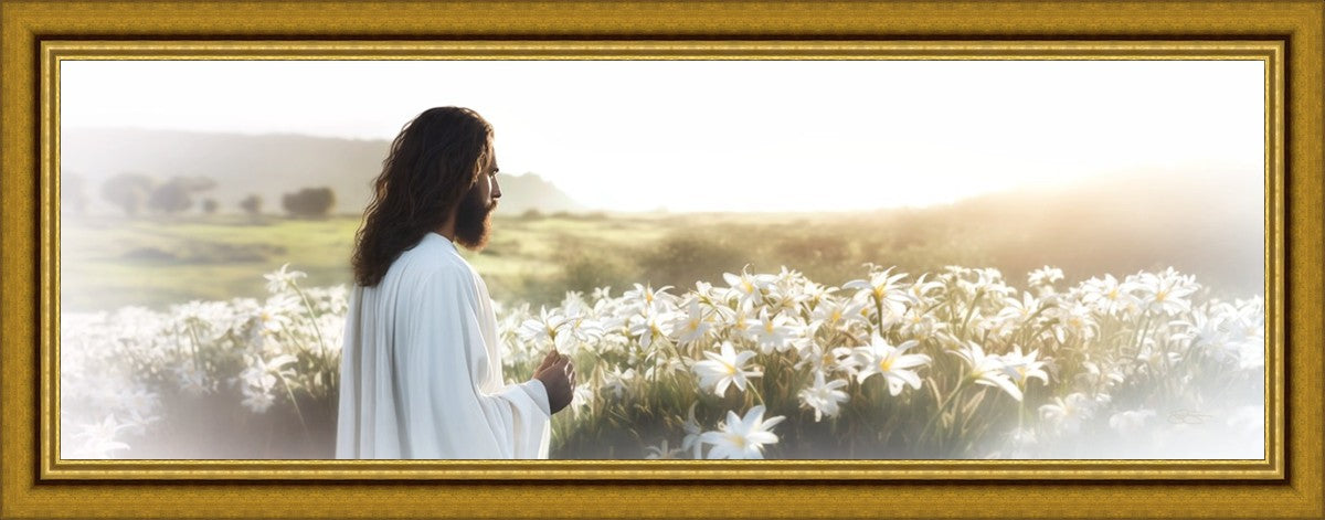 Consider The Lilies Large Wall Art