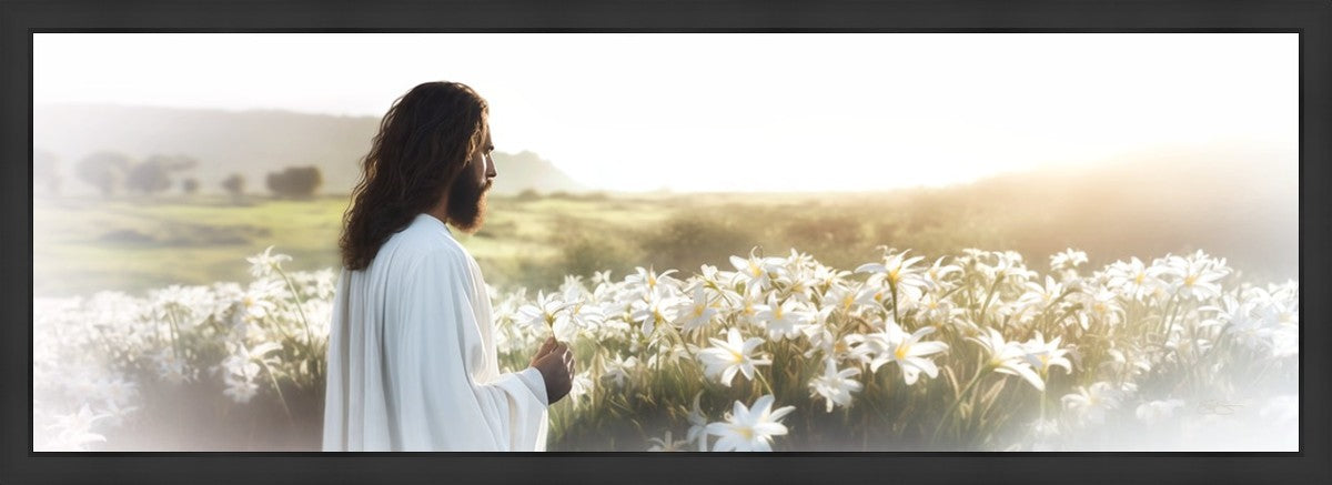 Consider The Lilies Large Wall Art