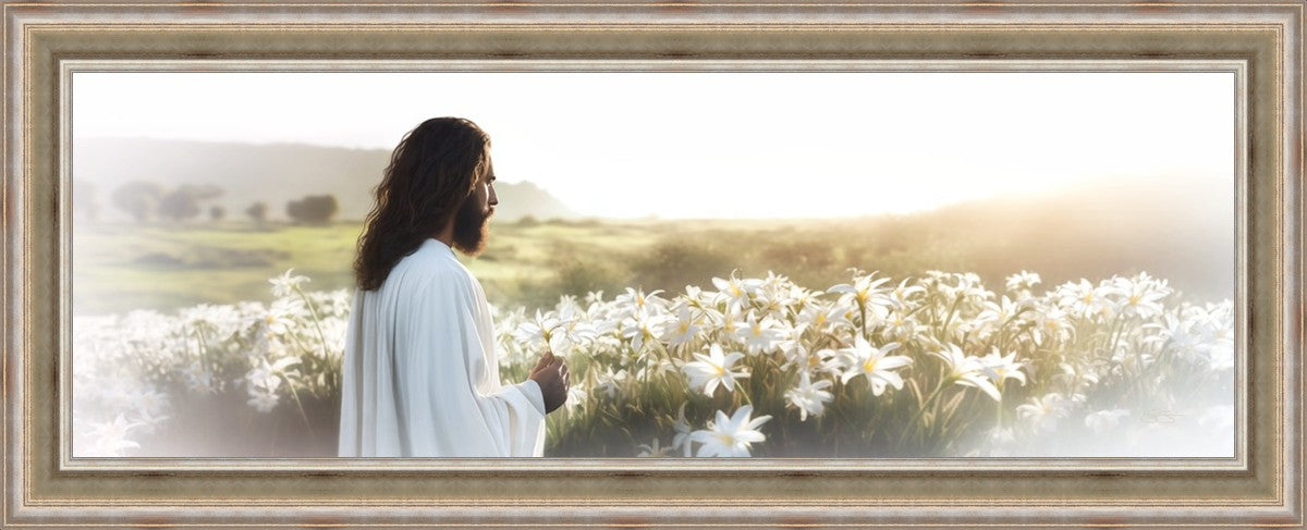 Consider The Lilies Large Wall Art