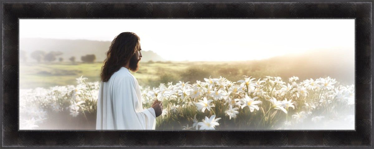 Consider The Lilies Large Wall Art
