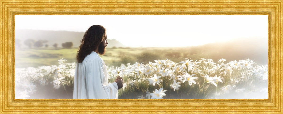 Consider The Lilies Large Wall Art