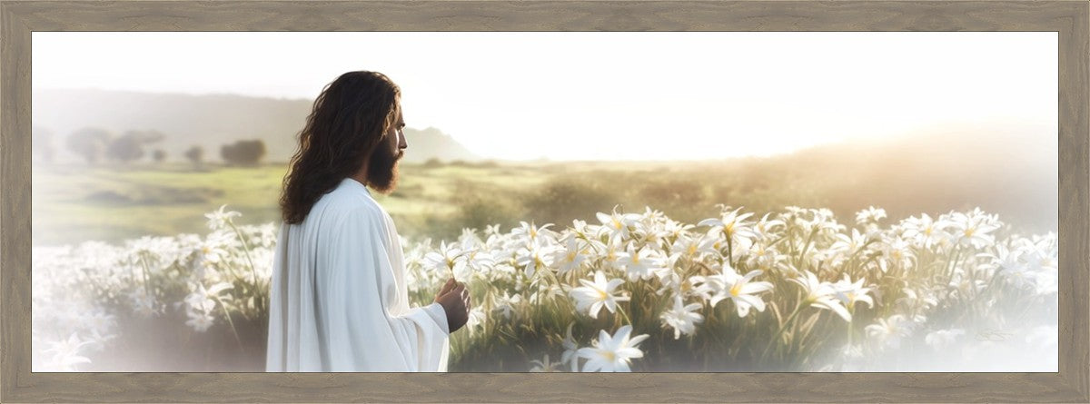 Consider The Lilies Large Wall Art