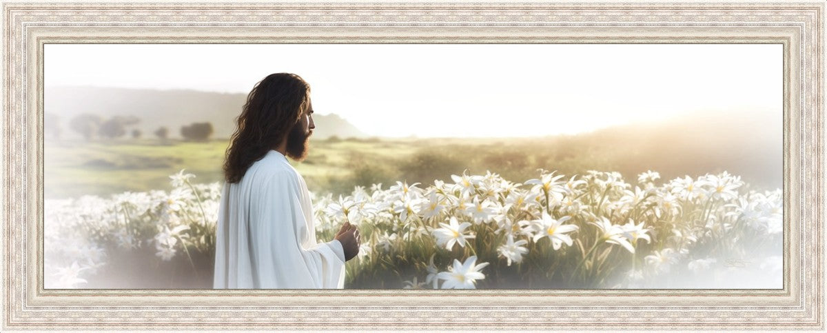 Consider The Lilies Large Wall Art