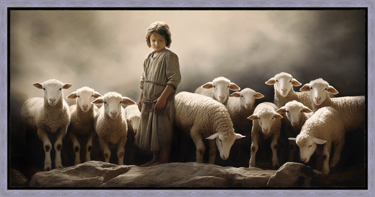 Of Lambs and Shepherds Gallery Wrap
