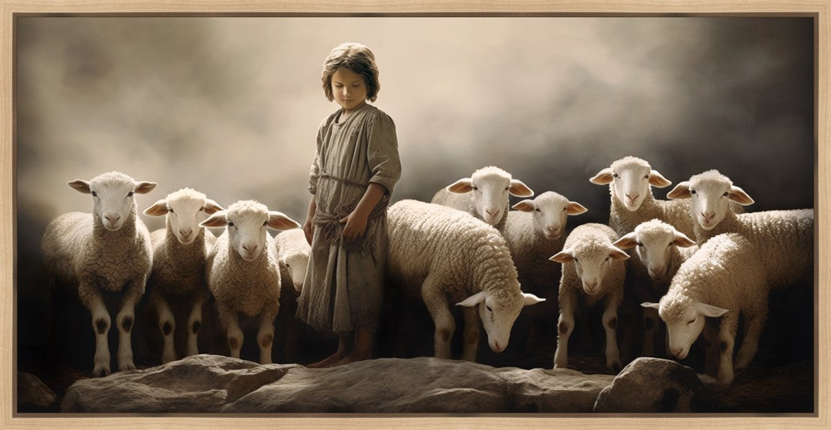 Of Lambs and Shepherds Gallery Wrap