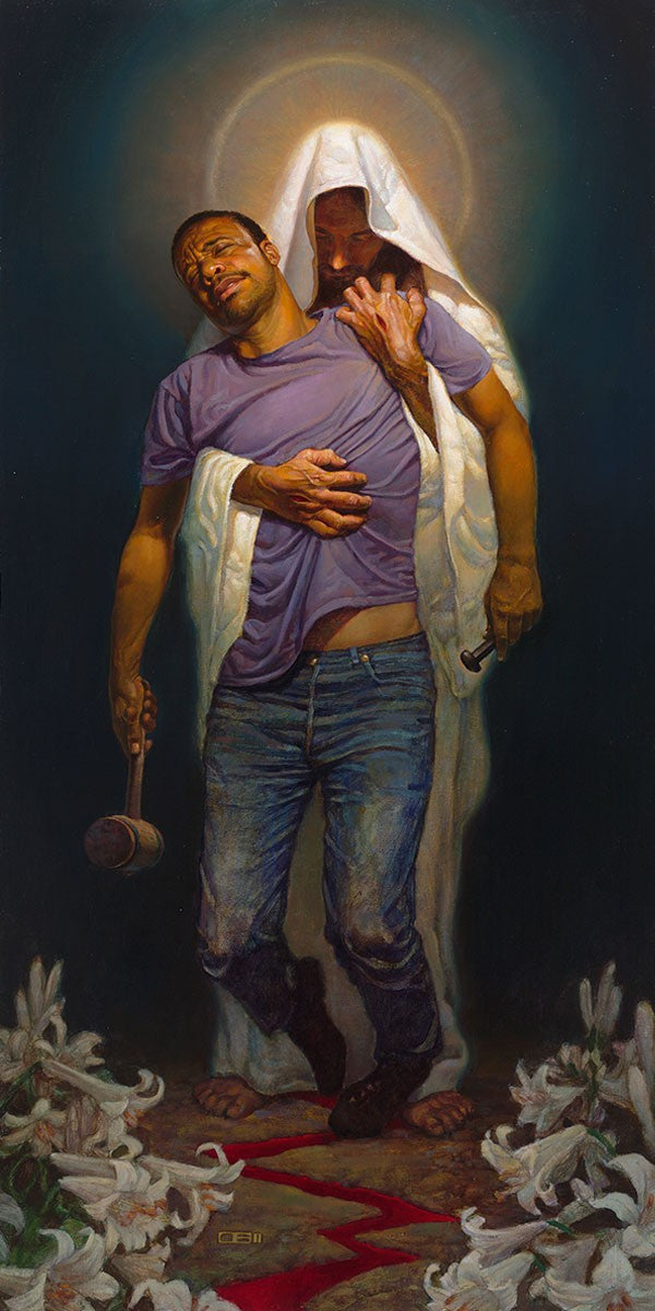 Forgiven II by Thomas Blackshear II is an image of Jesus Christ