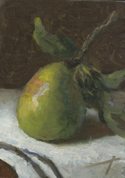 Leafy Pear Original Artwork