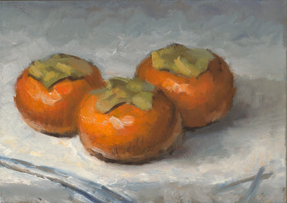 Persimmons Study II Original Artwork