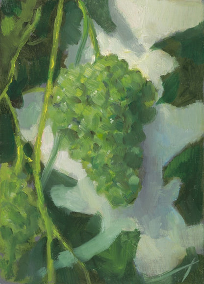 Grapes on The Vine Study II Original Artwork