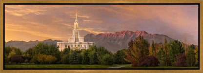 Payson Temple Golden Valley Gallery Wrap