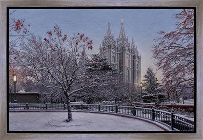 Salt Lake Temple Winter Solitude Gallery Wrap