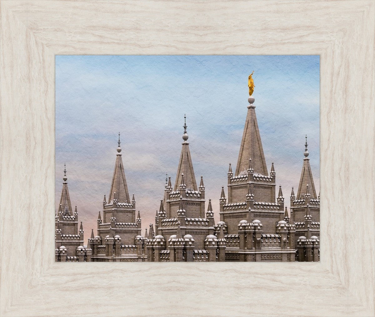 Salt Lake Temple Winter Ramparts