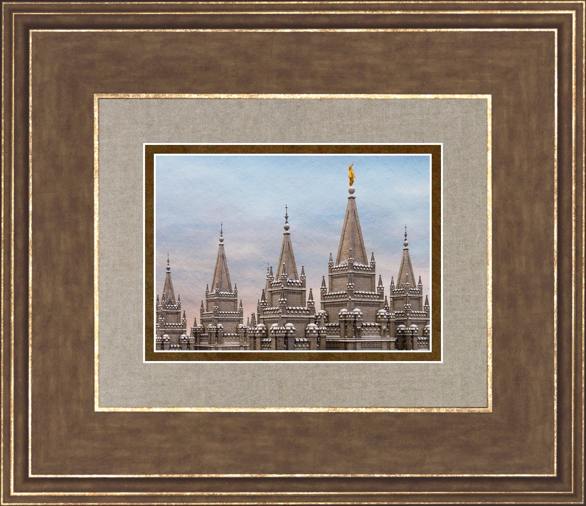 Salt Lake Temple Winter Ramparts