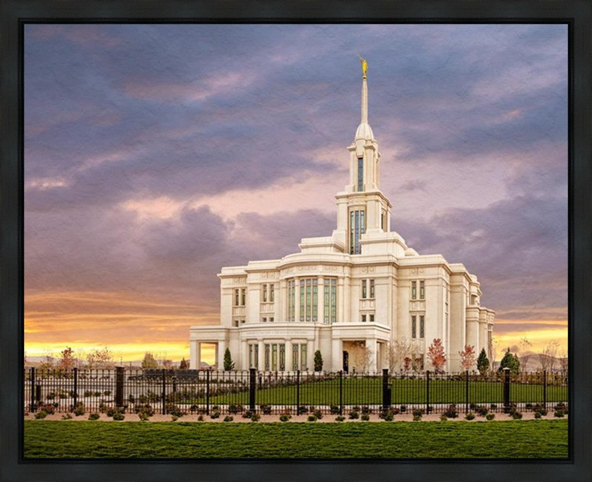 Payson Temple Storm Breaks