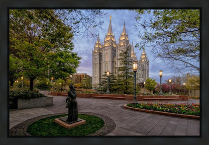 Salt Lake Light Unto my Path Gallery Wrap